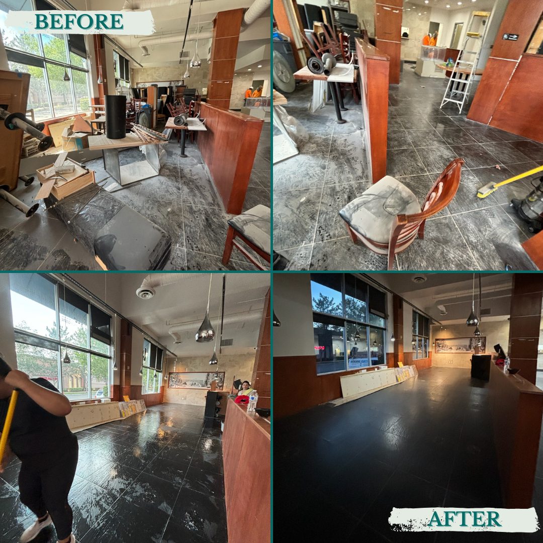 Post-construction debris & dust removal